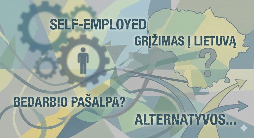 Self-employed grįžimas į Lietuvą: ar galima gauti bedarbio pašalpą ir kokios alternatyvos?