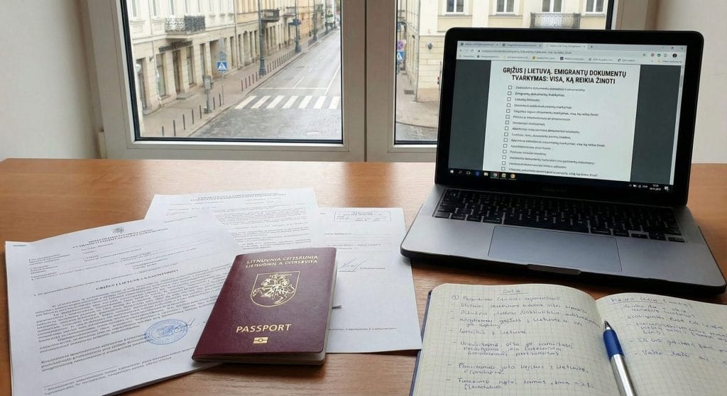 Grįžus į Lietuvą. Emigrantų dokumentų tvarkymas: visa, ką reikia žinoti